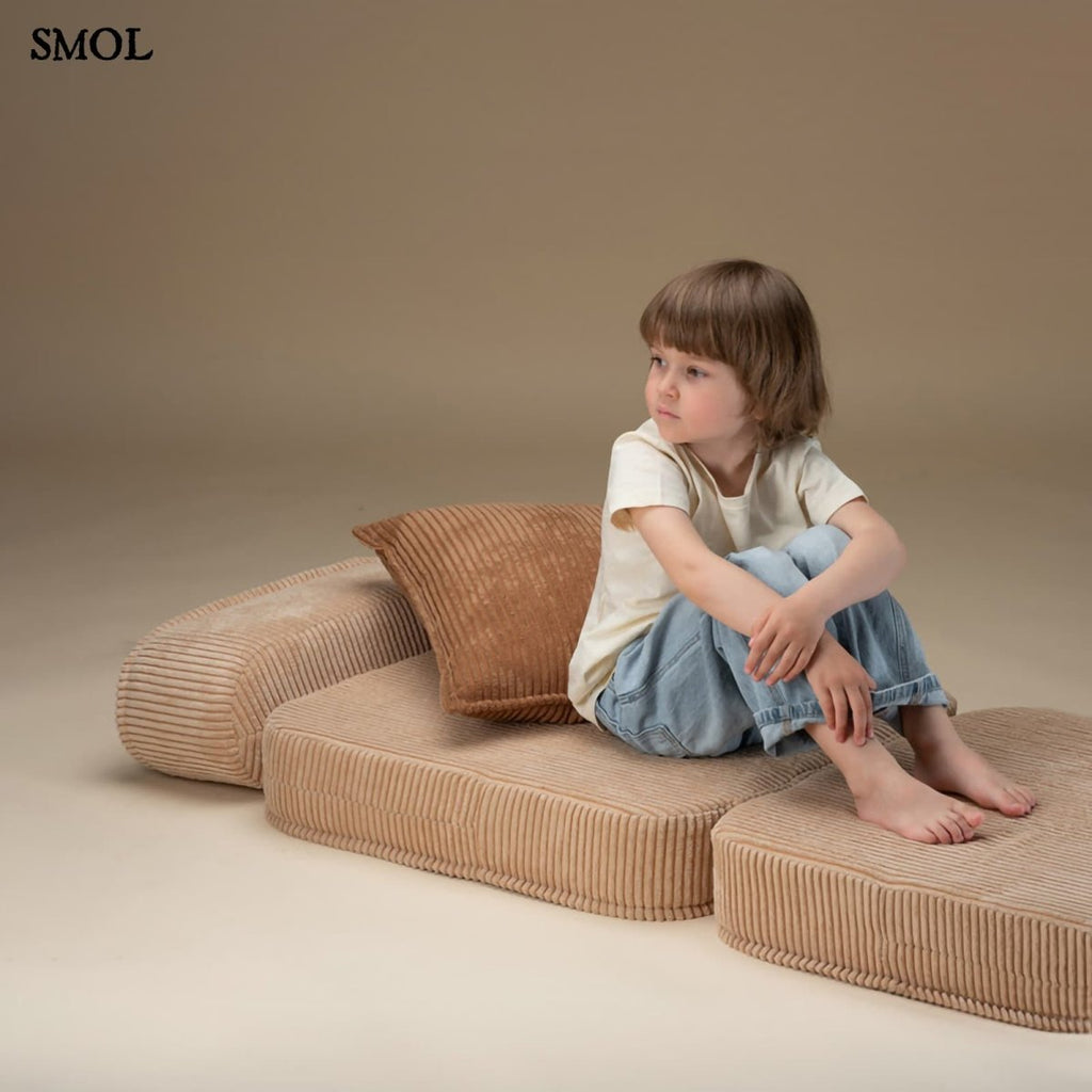 BROWN SUGAR, ággyá alakítható gyerekfotel, 65x60x25 - smol.hu - fiúval