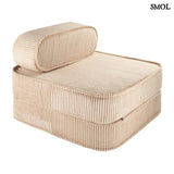 Kinyitható gyerekfotel, 1 részes, barnacukor | FLIP CHAIR