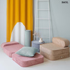 BROWN SUGAR, ággyá alakítható gyerekfotel, 65x60x25 - smol.hu - rózsaszín gyerek ágyfotellel