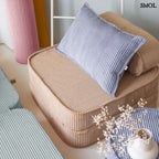 BROWN SUGAR, ággyá alakítható gyerekfotel, 65x60x25 - smol.hu - kék kordbársony párnával