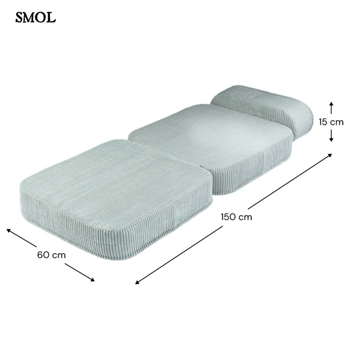 PEPPERMINT, ággyá alakítható gyerekfotel, 65x60x25 - smol.hu