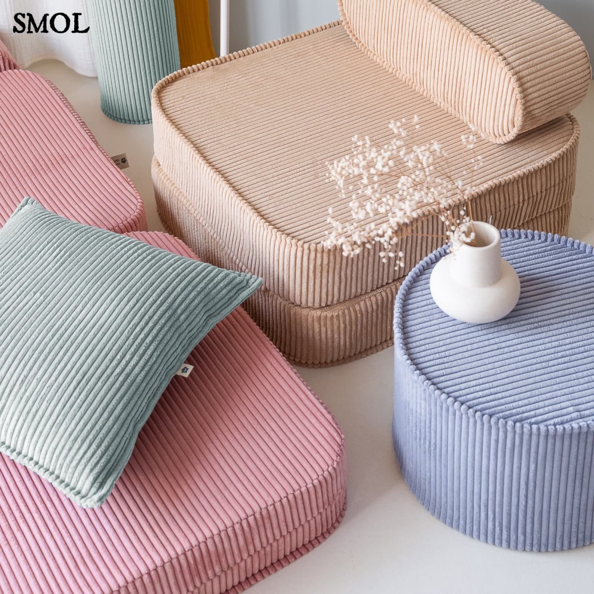 Gyerek ágyfotel, 1 részes | PINK MOUSSE, ággyá alakítható gyerekfotel - smol.hu - kiegészítő termékekkel, nagyítva