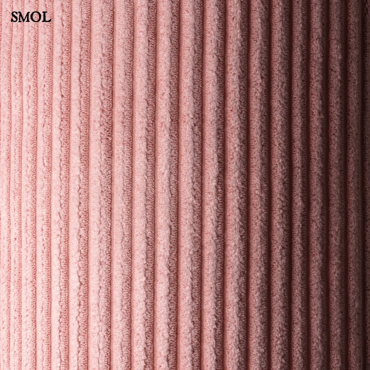 Gyerek ágyfotel, 1 részes | PINK MOUSSE, ággyá alakítható gyerekfotel - smol.hu - kordbársony anyag nagyítva