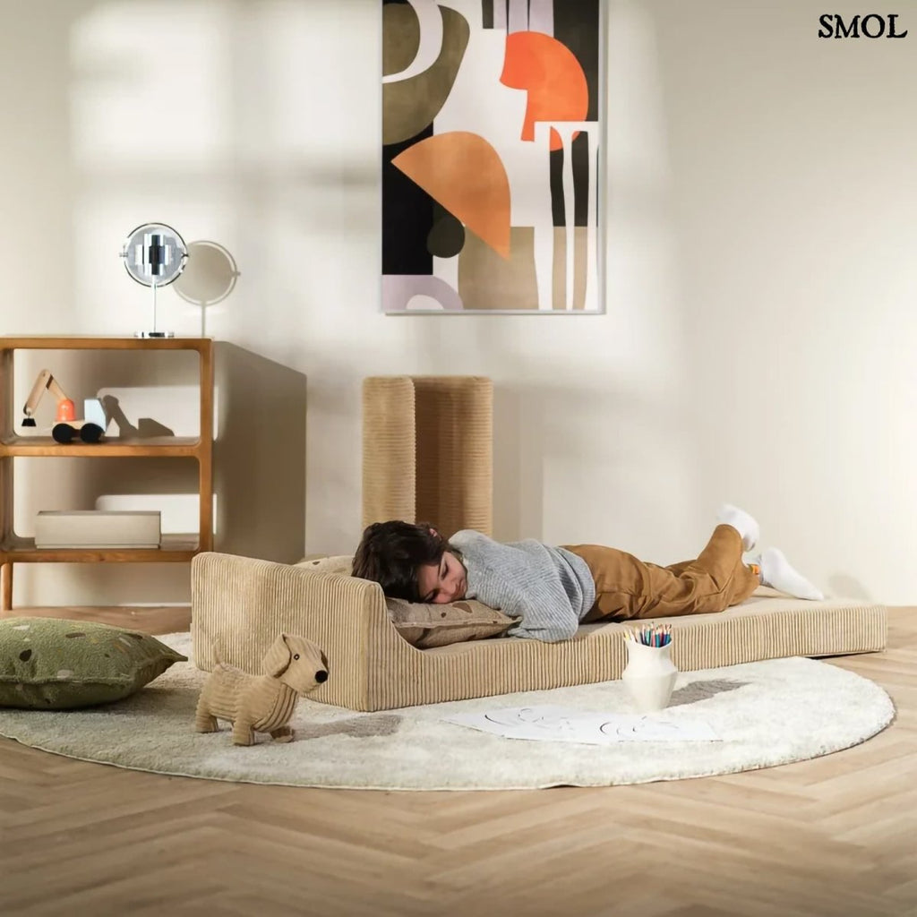 Gyerek ágyfotel, 3 részes | FLIPSTER BROWN SUGAR - SMOL