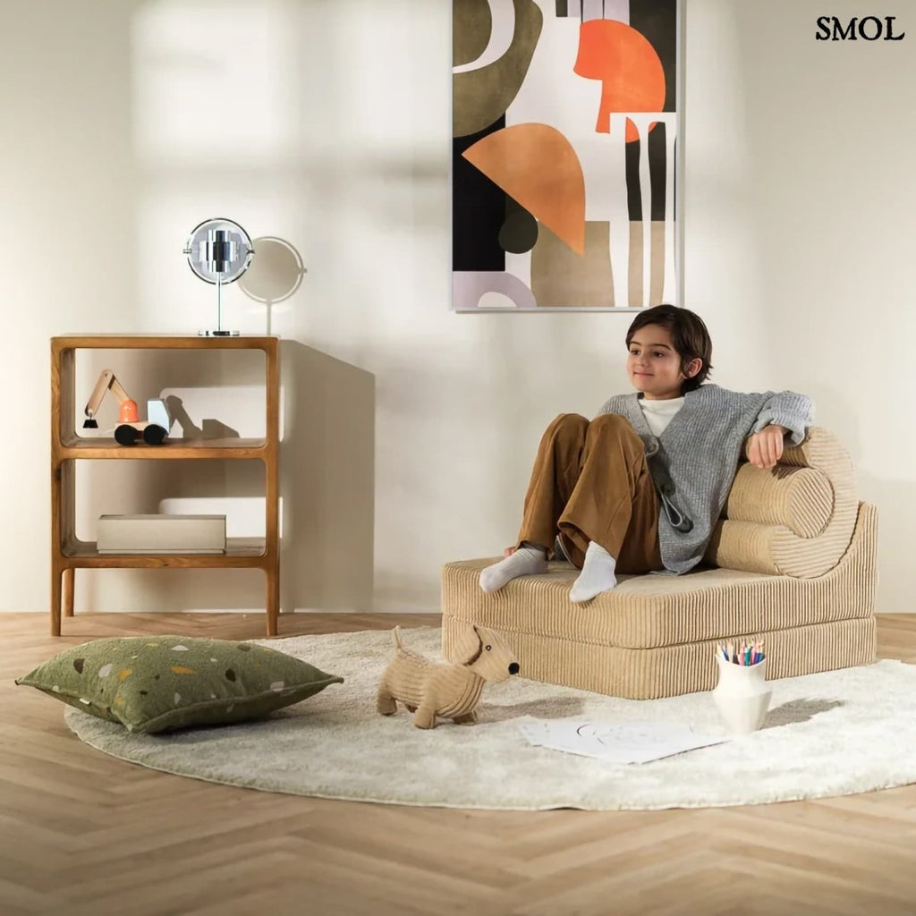 Gyerek ágyfotel, 3 részes | FLIPSTER BROWN SUGAR - SMOL