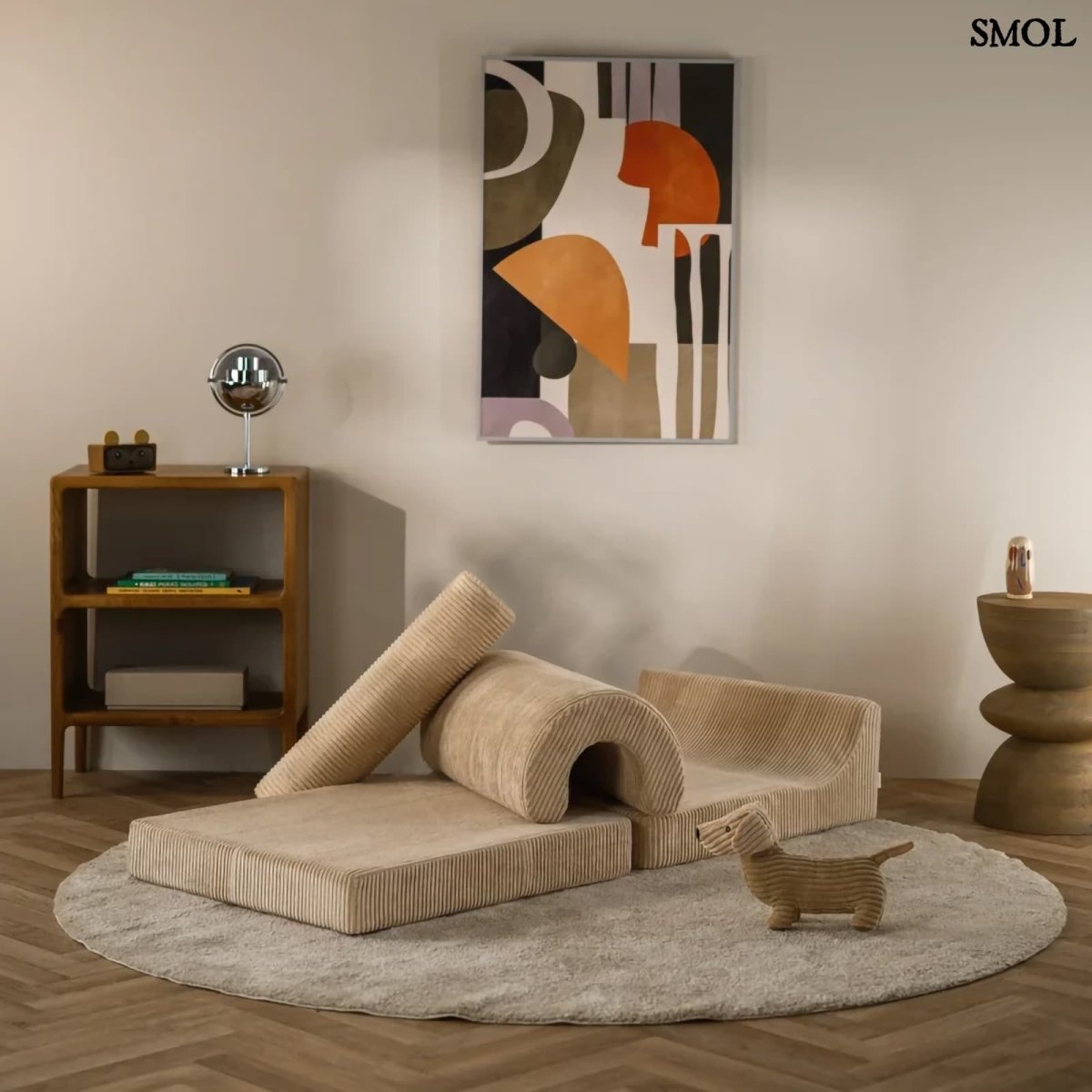 Gyerek ágyfotel | FLIPSTER BROWN SUGAR, ággyá alakítható - smol.hu - elemeire szedve, gyerekszobában