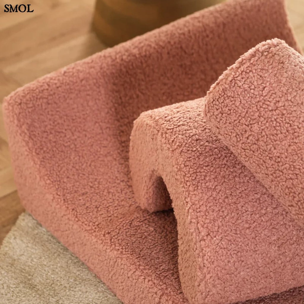 Gyerek ágyfotel | FLIPSTER GUAVA, ággyá alakítható gyerekfotel - smol.hu - elemek szétszedve