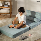 Gyerek ágyfotel, 3 részes | FLIPSTER PEPPERMINT, ággyá alakítható gyerekfotel - smol.hu - ágyként gyerekkel