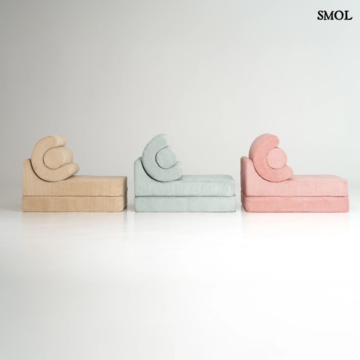 Gyerek ágyfotel, 3 részes | FLIPSTER PEPPERMINT - SMOL