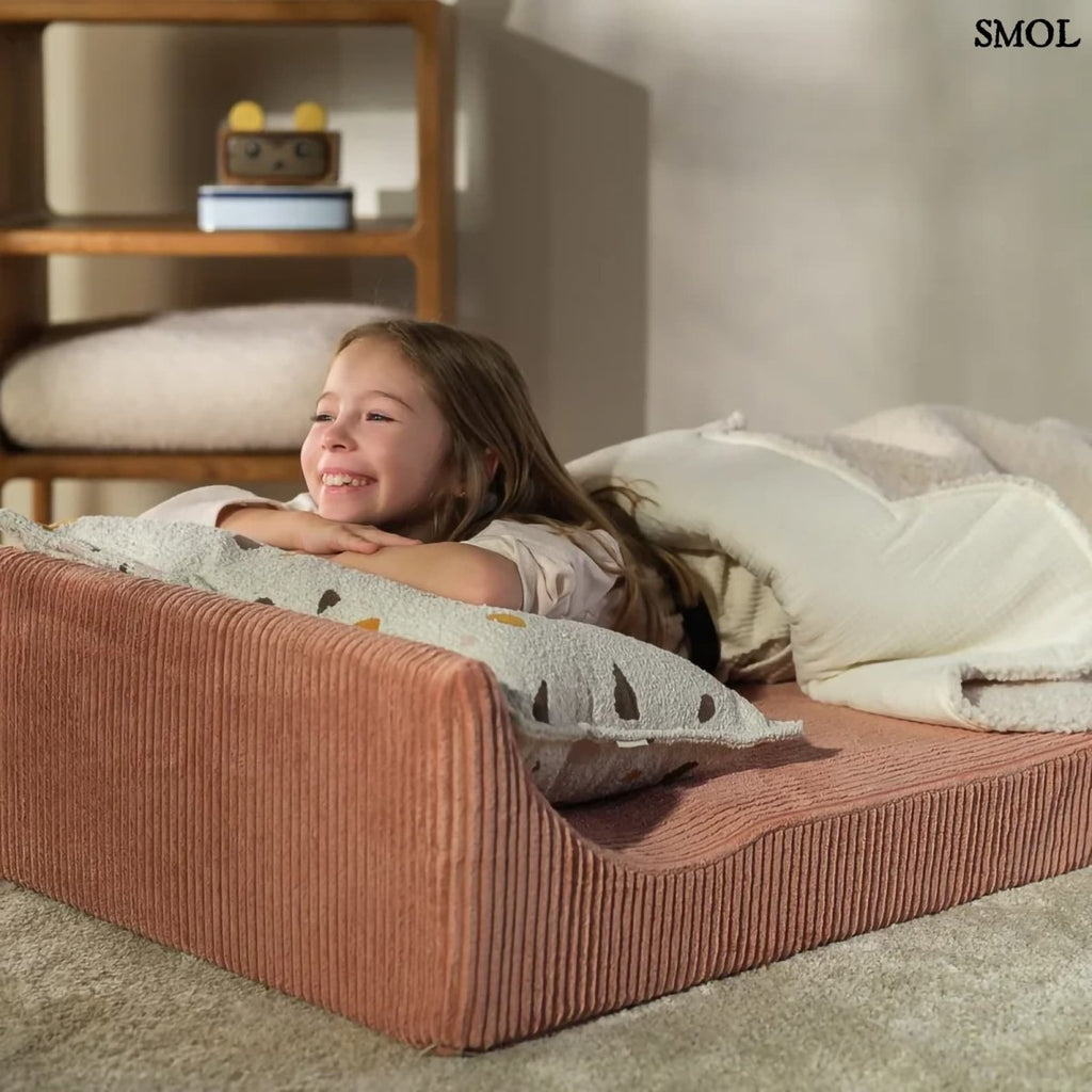 Gyerek ágyfotel, 3 részes | FLIPSTER PINK MOUSSE - SMOL