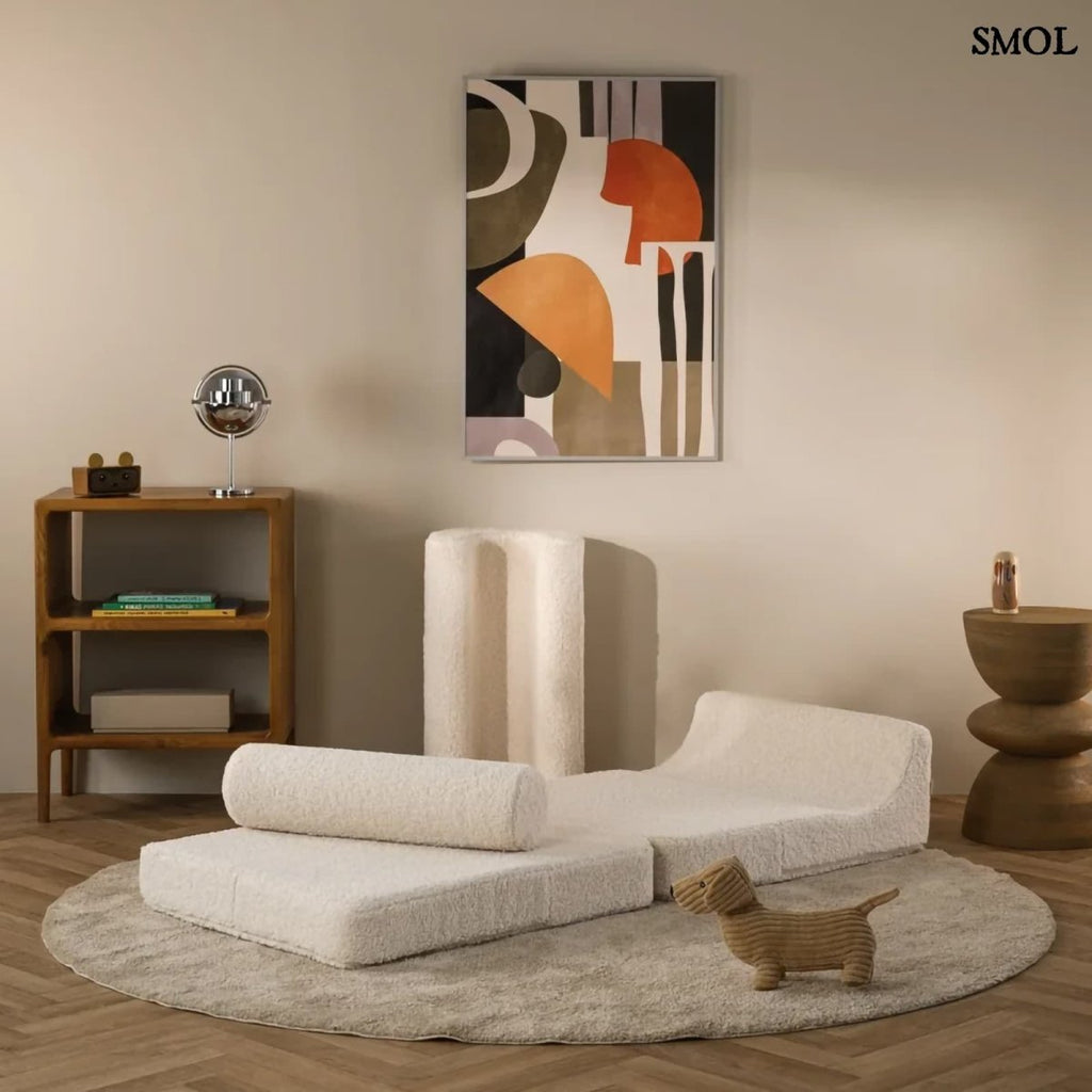 Gyerek ágyfotel | FLIPSTER WHITE, ággyá alakítható gyerekfotel - smol.hu - gyerekszobában, elemeire szedve