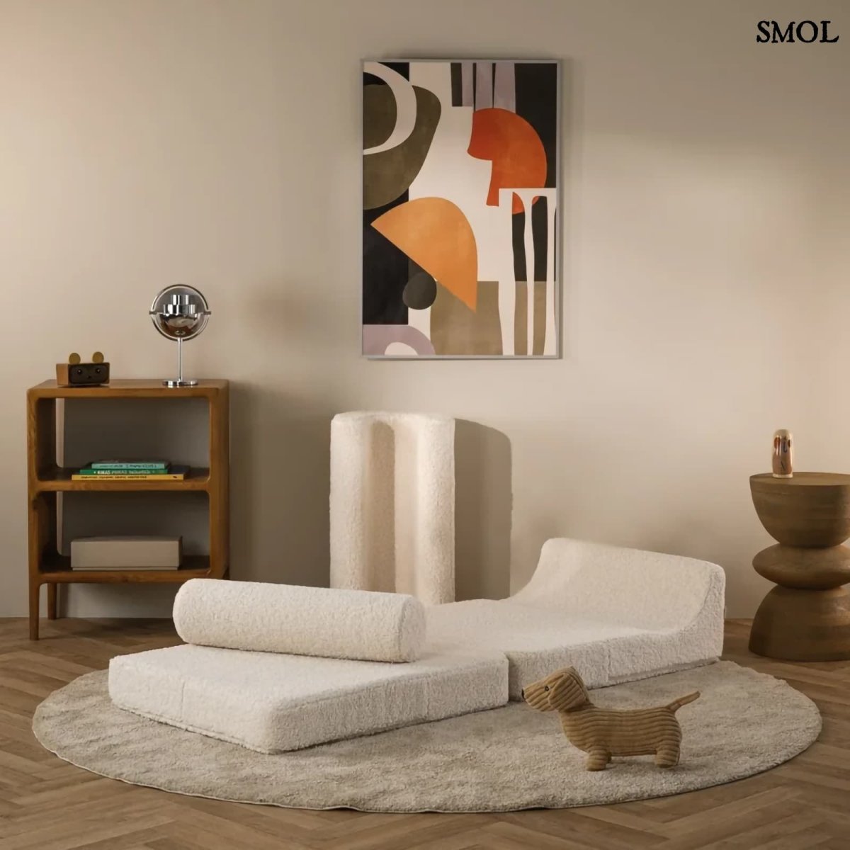 Gyerek ágyfotel | FLIPSTER WHITE, ággyá alakítható gyerekfotel - smol.hu - gyerekszobában, elemeire szedve