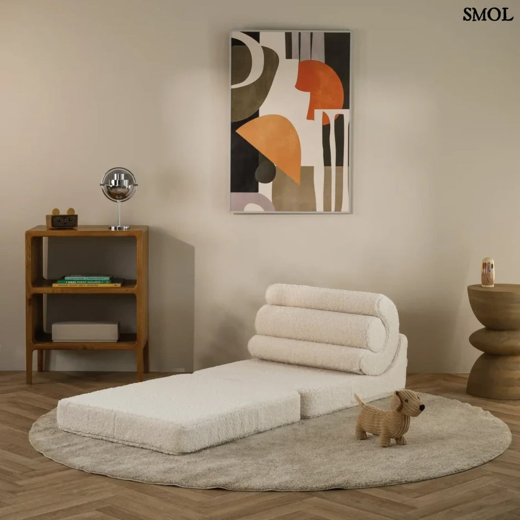 Gyerek ágyfotel, 3 részes | FLIPSTER WHITE - SMOL