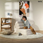 Gyerek ágyfotel, 3 részes | FLIPSTER WHITE - SMOL