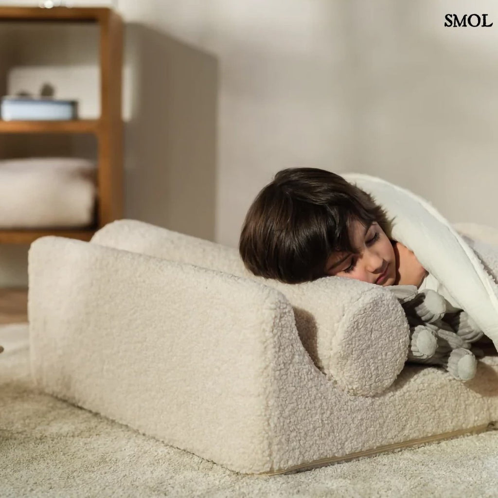 Gyerek ágyfotel, 3 részes | FLIPSTER WHITE - SMOL