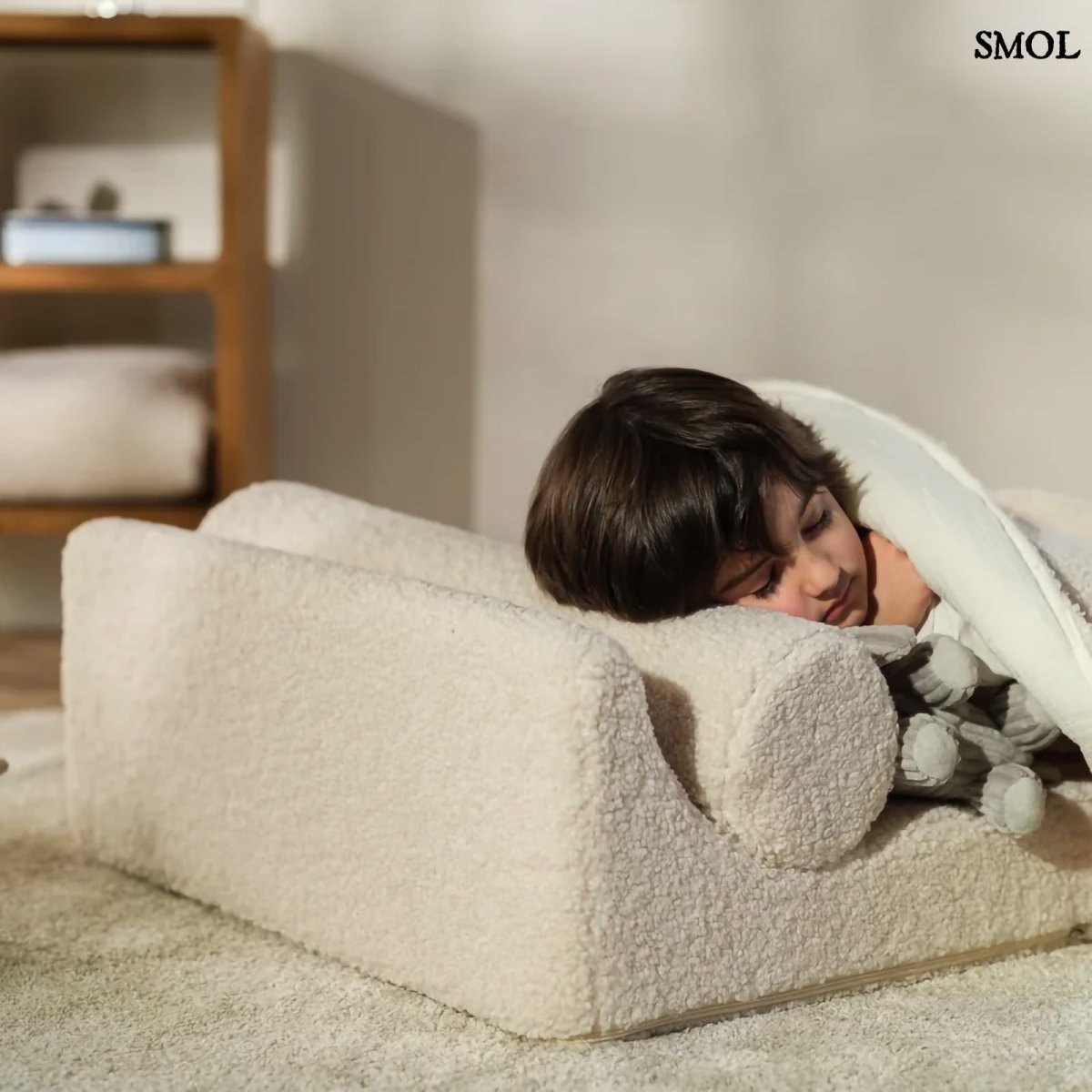 Gyerek ágyfotel, 3 részes | FLIPSTER WHITE - SMOL