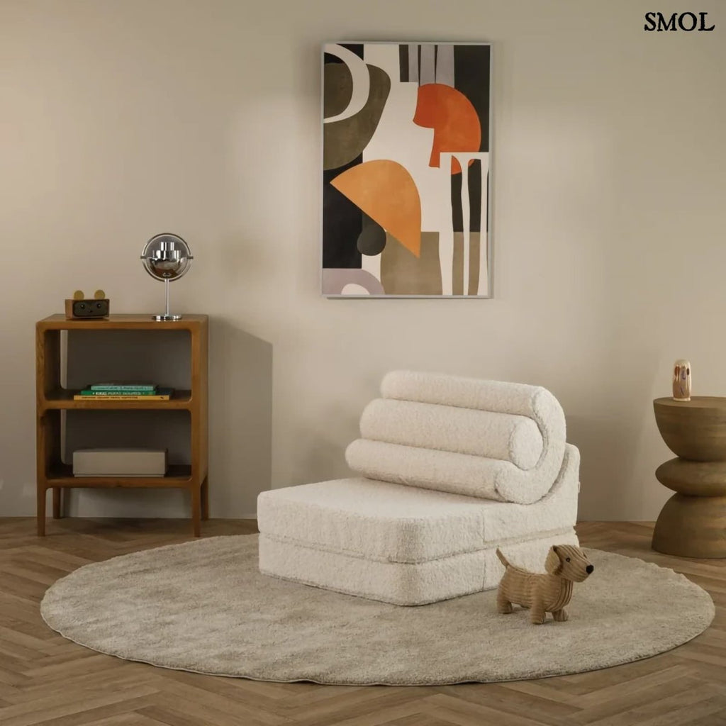 Gyerek ágyfotel | FLIPSTER WHITE, ággyá alakítható gyerekfotel - smol.hu - gyerekszobában, fotelként