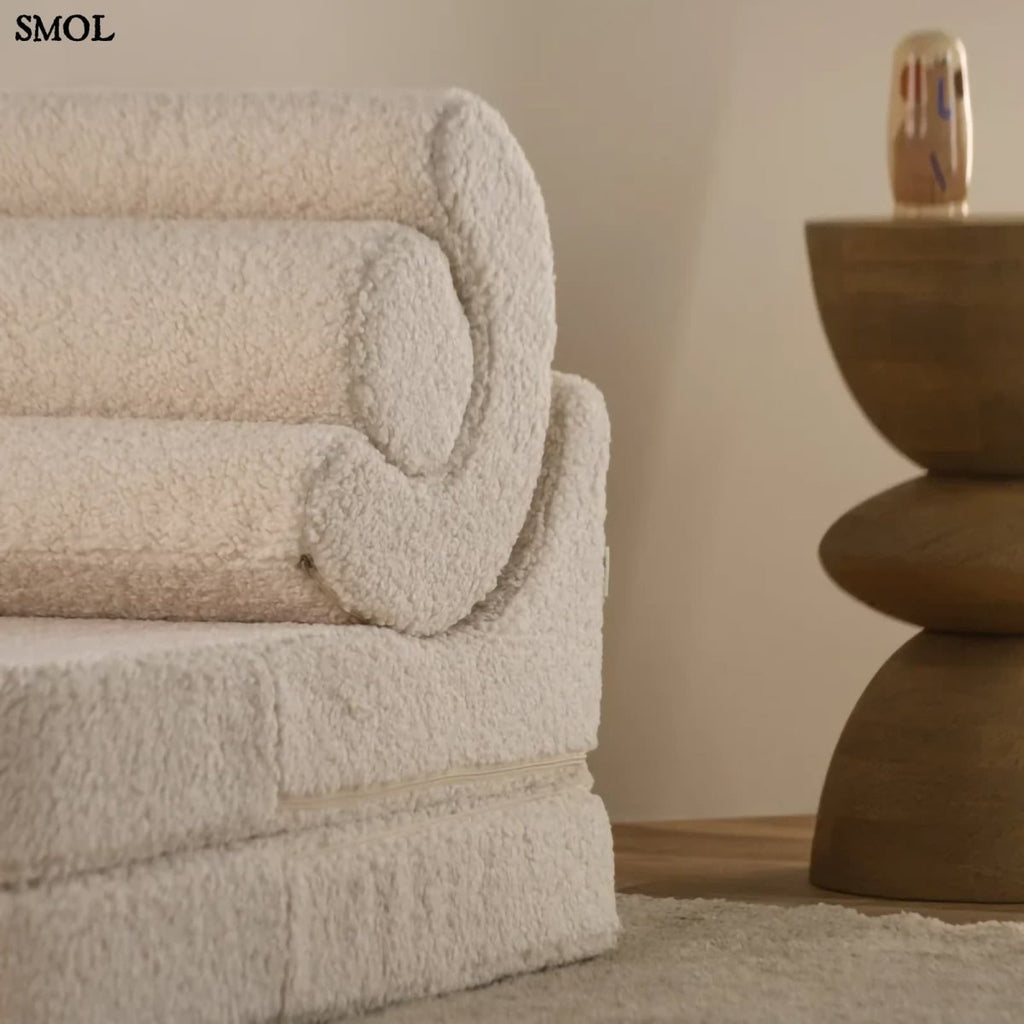 Gyerek ágyfotel, 3 részes | FLIPSTER WHITE - SMOL