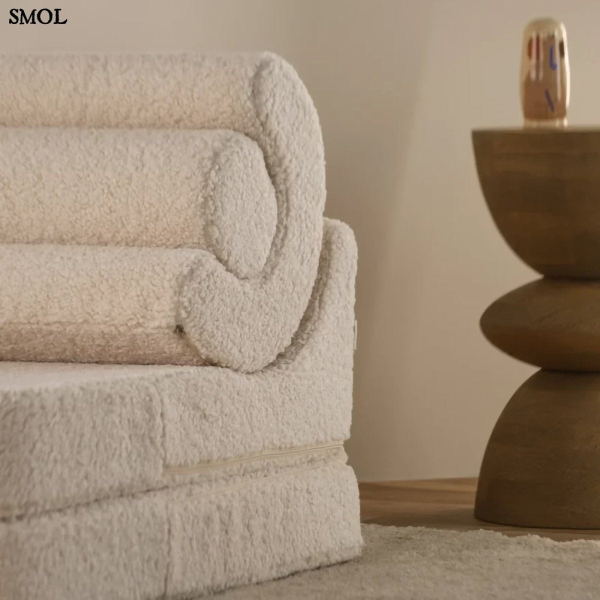 Gyerek ágyfotel, 3 részes | FLIPSTER WHITE - SMOL