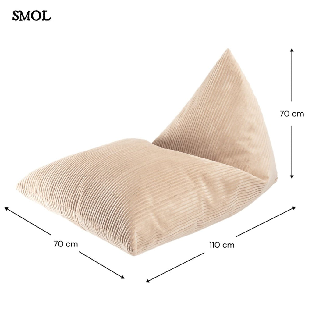 Gyerek babzsák | BROWN SUGAR - smol.hu - méretekkel