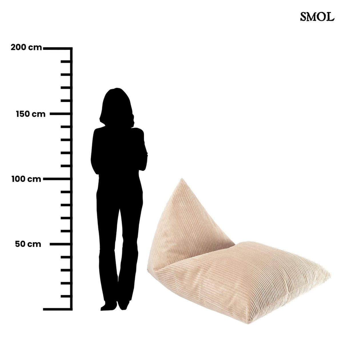 Gyerek babzsák | BROWN SUGAR - smol.hu - méretarányosan