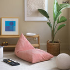 Gyerek babzsák - halvány rózsaszín, nagy méret | PINK MOUSSE