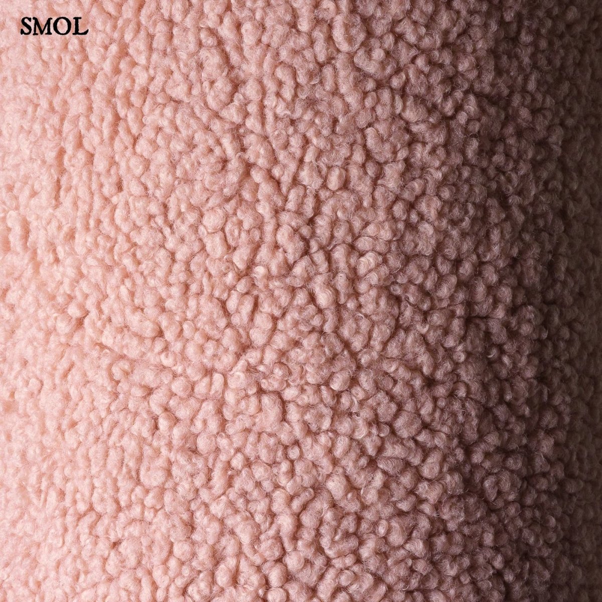 Gyerek csillagpárna | GLORI , csillag alakú, teddy anyagú gyerekpárna - SMOL - teddy anyag nagyítva