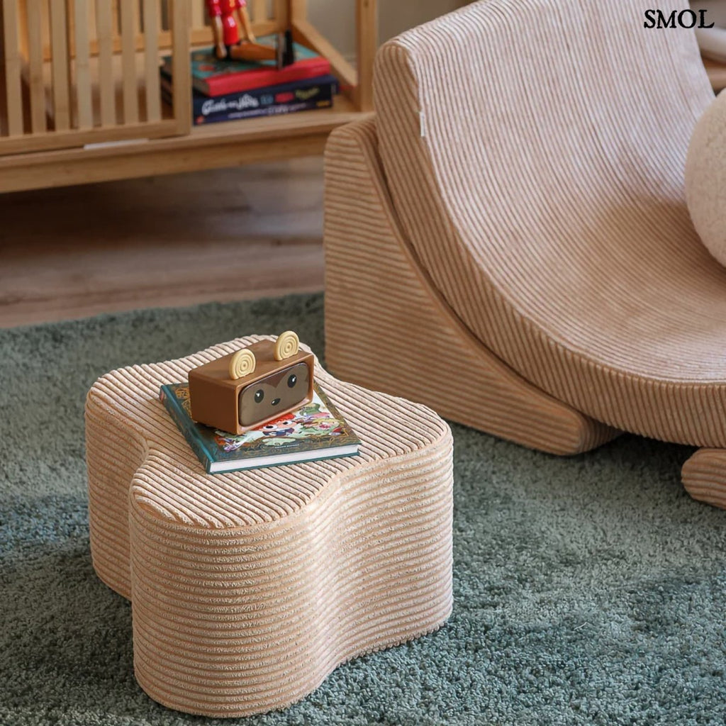 Gyerek felhő puff | CLOUD BROWN SUGAR - SMOL - kisasztalként nagyítva