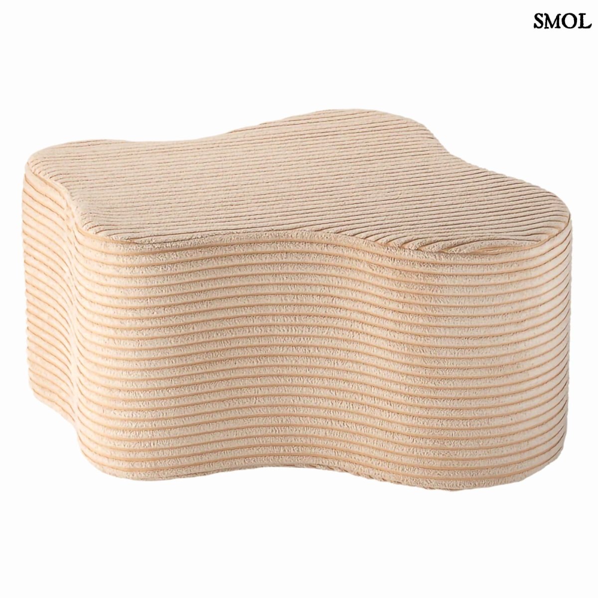 Gyerek felhő puff | CLOUD BROWN SUGAR - SMOL - fehér háttérrel