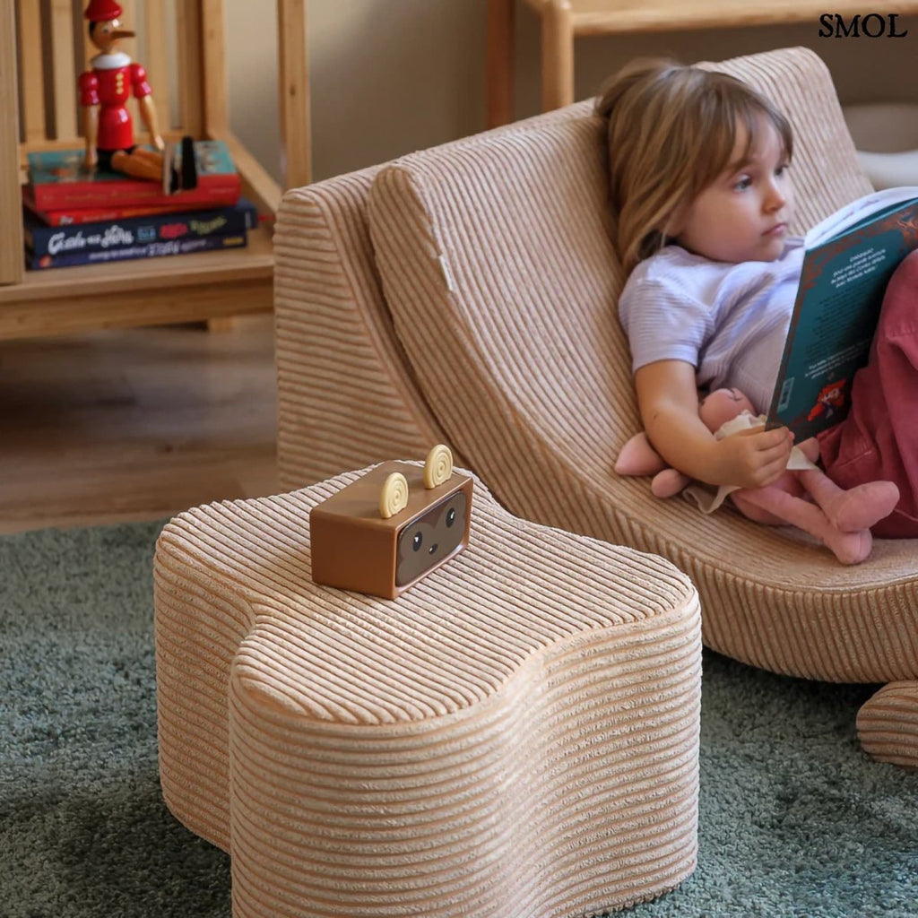 Gyerek felhő puff | CLOUD BROWN SUGAR - SMOL - kisasztalként gyerekszobában