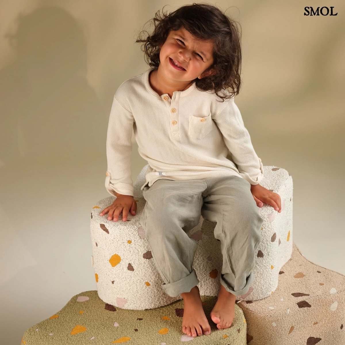 Gyerek felhő puff | TERRAZZO MARBLE - SMOL