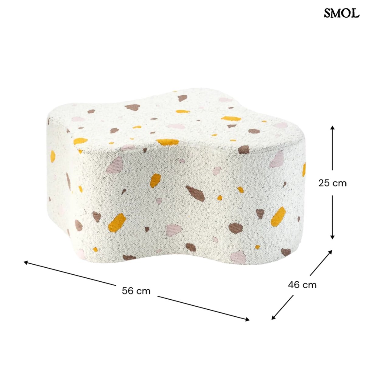 Gyerek felhő puff | TERRAZZO MARBLE - SMOL