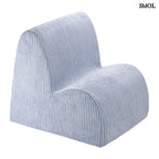 Gyerek felhőfotel | BLUEBERRY - SMOL - fehér háttérrel