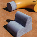 Gyerek felhőfotel | BLUEBERRY - SMOL - hengerpárnával