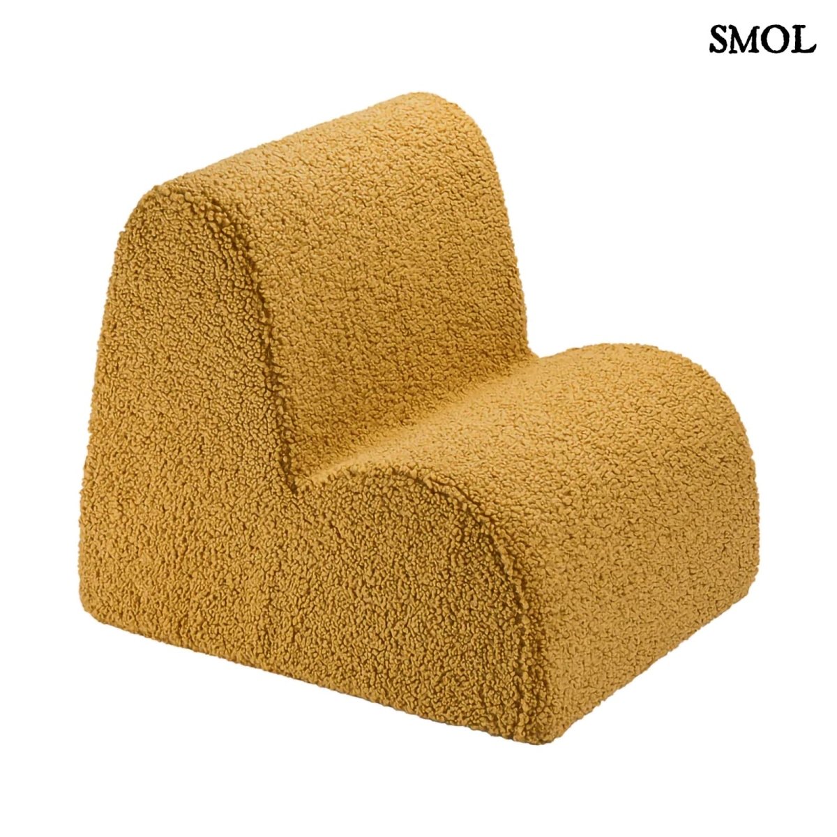 Gyerek felhőfotel | MAPLE, felhő alakú, teddy gyerekfotel - SMOL - fehér háttérrel