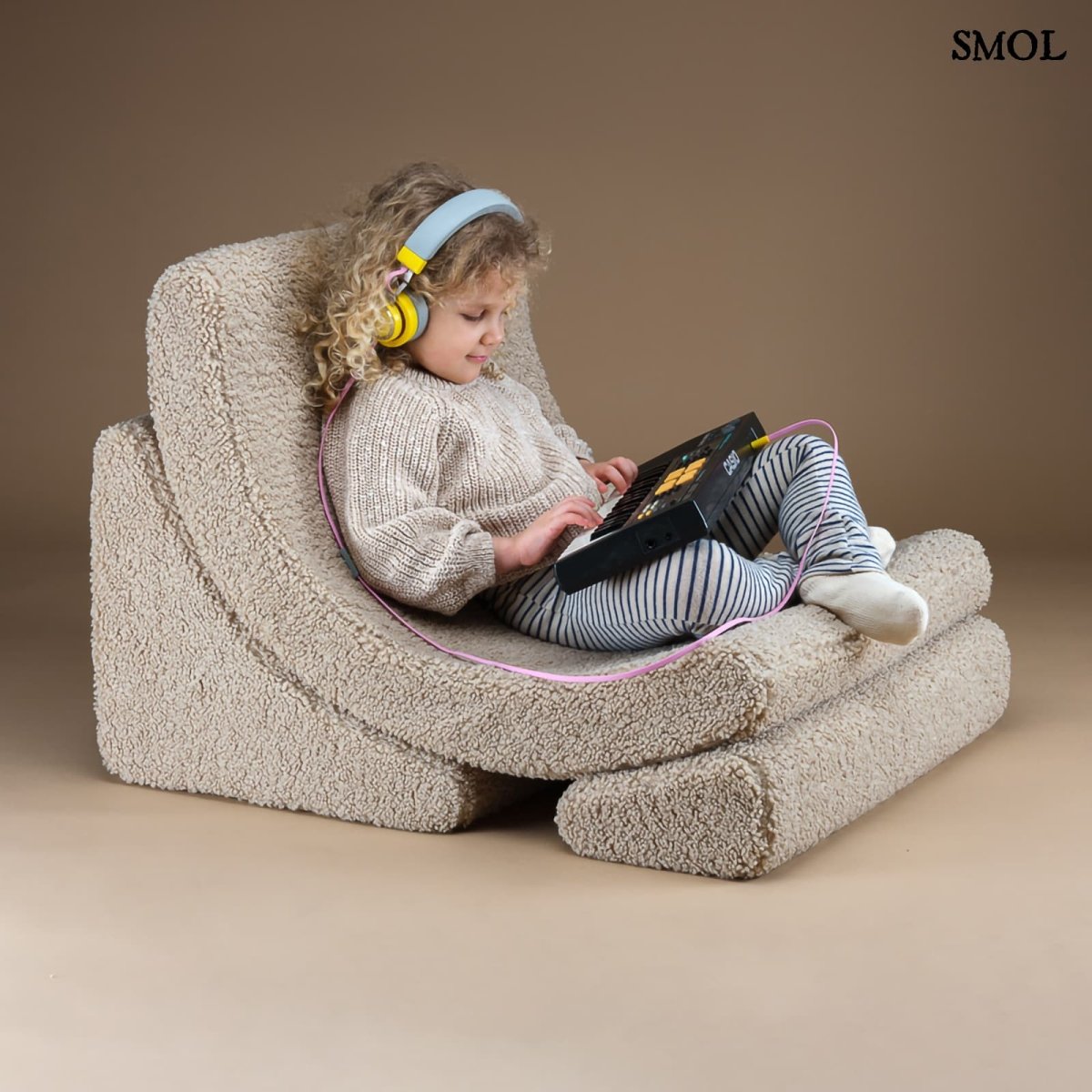 Gyerek holdfotel - 3 részes | BISCUIT moduláris gyerekfotel - SMOL - zenélő gyerekkel