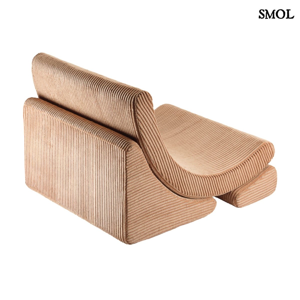 Gyerek holdfotel, 3 részes | TOFFEE hold alakú, moduláris gyerekfotel - SMOL - hátulról