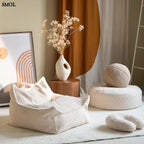 Gyerek kerek babzsák | CREAM WHITE - SMOL