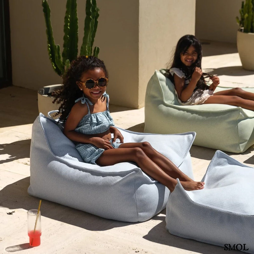 Gyerek kültéri babzsákfotel | AZURE - SMOL