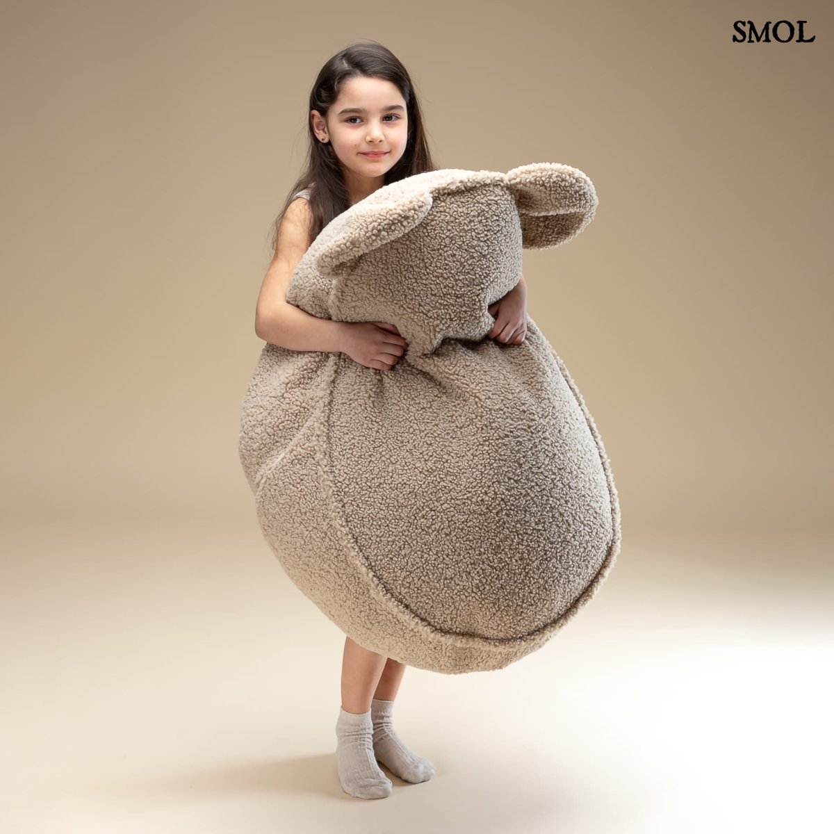 BISCUIT BEAR, gyerek babzsákfotel, 70x60x42 - smol.hu