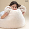 Gyerek mackós babzsákfotel | CREAM WHITE BEAR