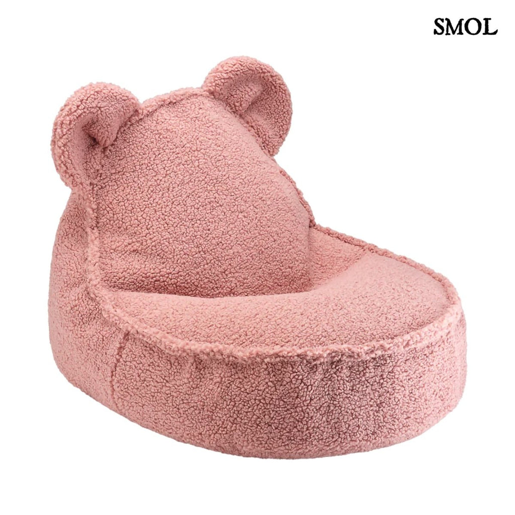 GUAVA PINK BEAR, gyerek babzsákfotel, 70x60x42 - smol.hu