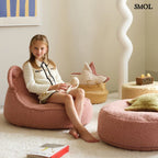 GUAVA PINK BEAR, gyerek babzsákfotel, 70x60x42 - smol.hu