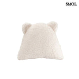Children's teddy bear pillow | CREAM WHITE