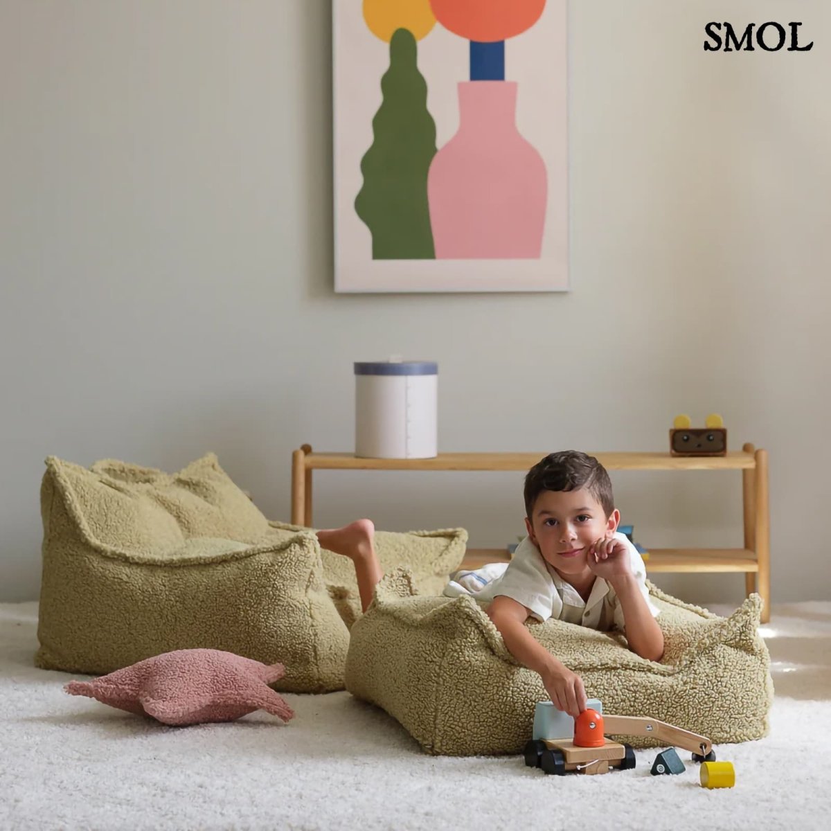 MATCHA, gyerek puff, 60x60x20 - smol.hu