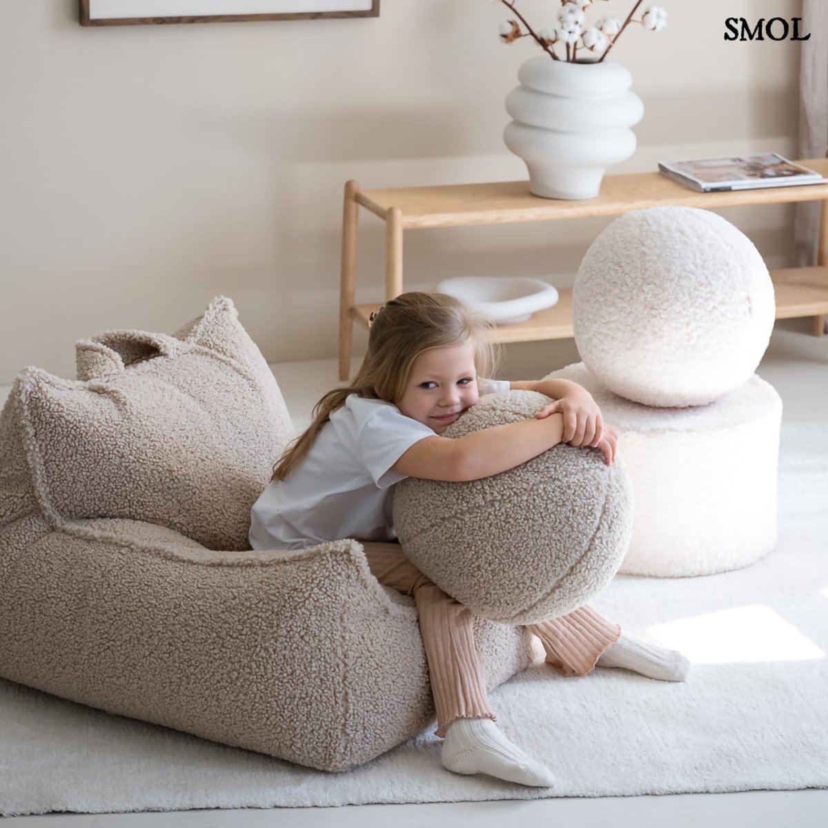 BISCUIT, gyerek babzsákfotel, 80x70x50 - smol.hu