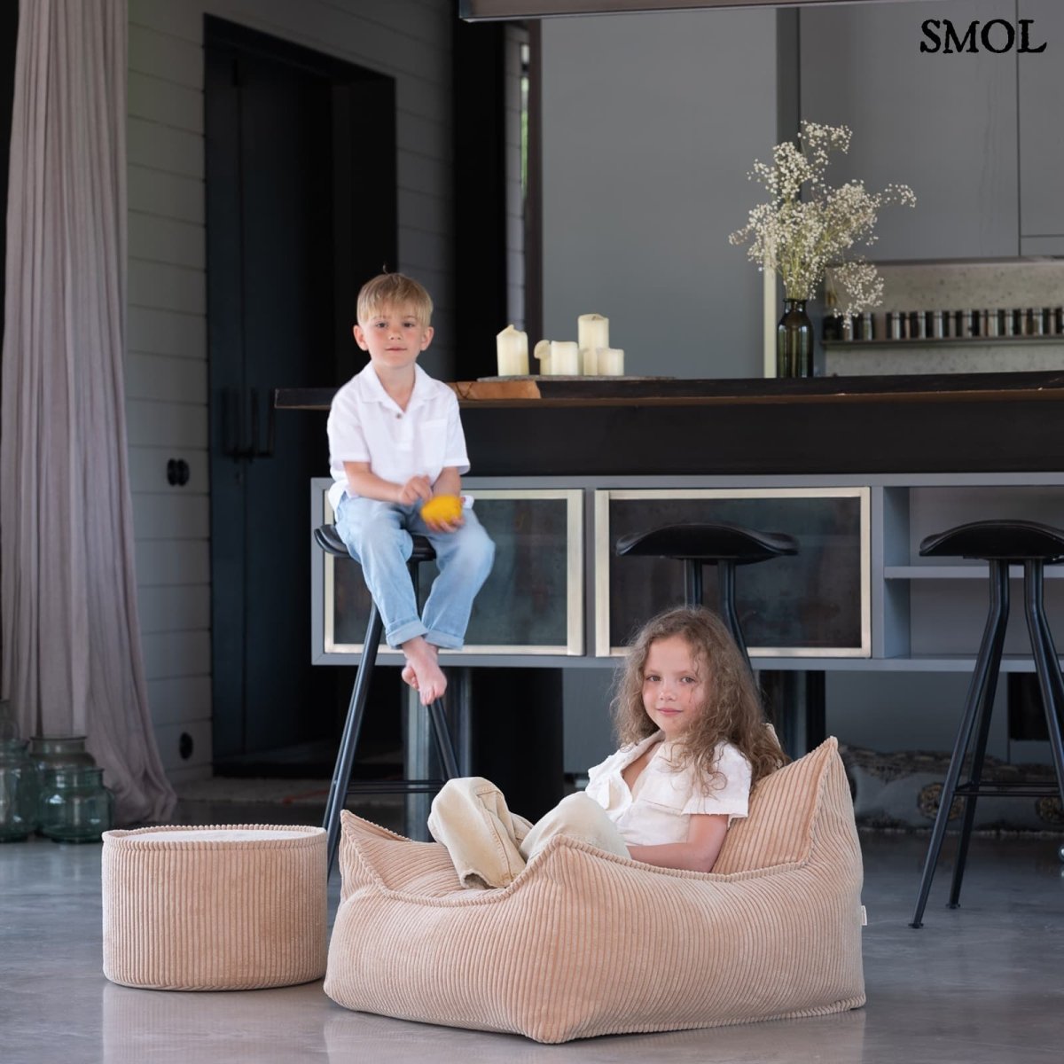 BROWN SUGAR, gyerek babzsákfotel, 80x70x50 - smol.hu