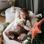 CREAM WHITE, gyerek, babzsákfotel, 80x70x50 - smol.hu