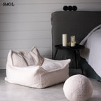 CREAM WHITE, gyerek, babzsákfotel, 80x70x50 - smol.hu