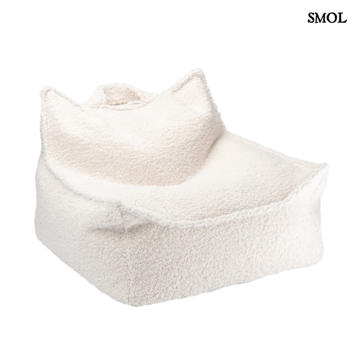 CREAM WHITE, gyerek, babzsákfotel, 80x70x50 - smol.hu